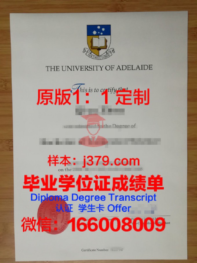 澳大利亚阿德莱德大学毕业证照片(澳大利亚阿德莱德大学中国认可学历吗)