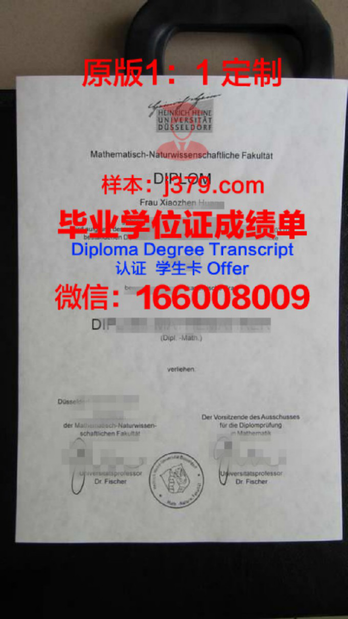 杜塞尔多夫罗伯特-舒曼音乐学院毕业证学位文凭学历Diploma